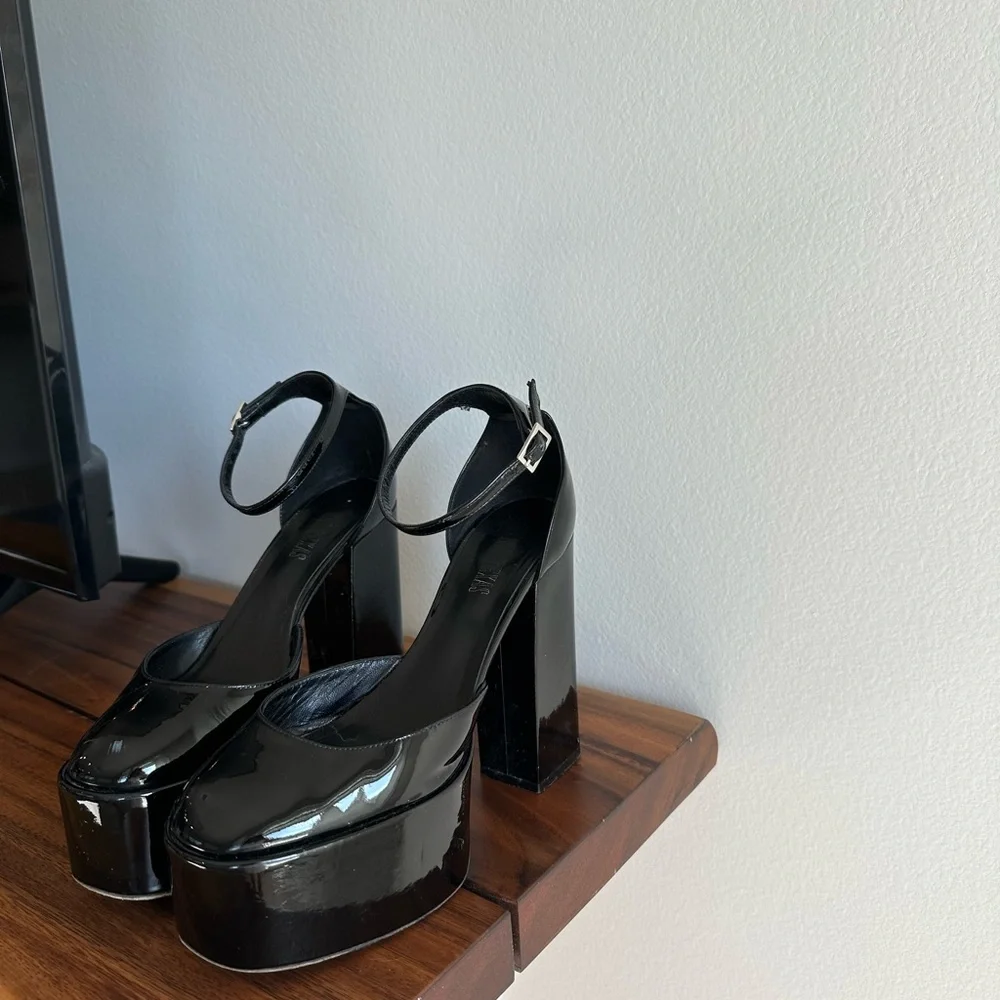 Used Paris Texas Black Delilah Heels - Picture 2 of 10
